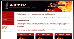 Desktop Screenshot of aktivbrannvern.no